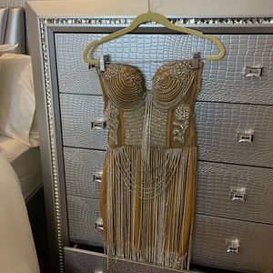 worn once bought in europe great designer very heavy  corset back